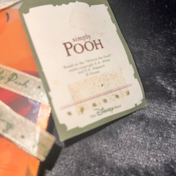 Winnie the Pooh Coaster Set of 4 Glass Metallic edges. New - Picture 5 of 5